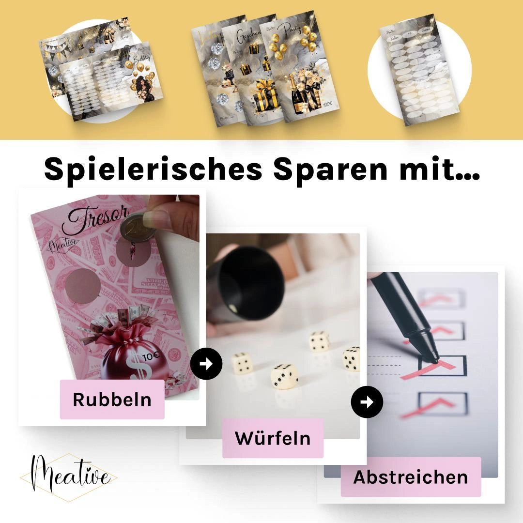 Ein Tag mit Omi 6-Seitige Klappkarte