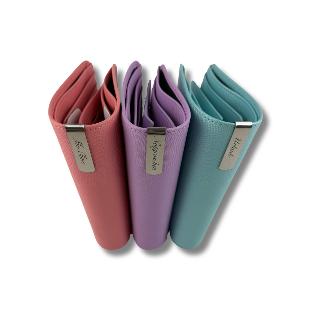 Binderclip beschriftet