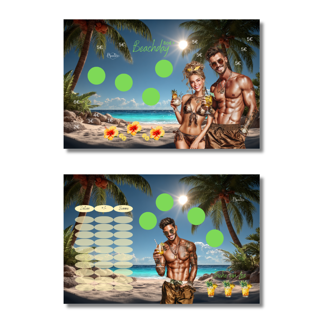 Beachday - Challenge zum abheften