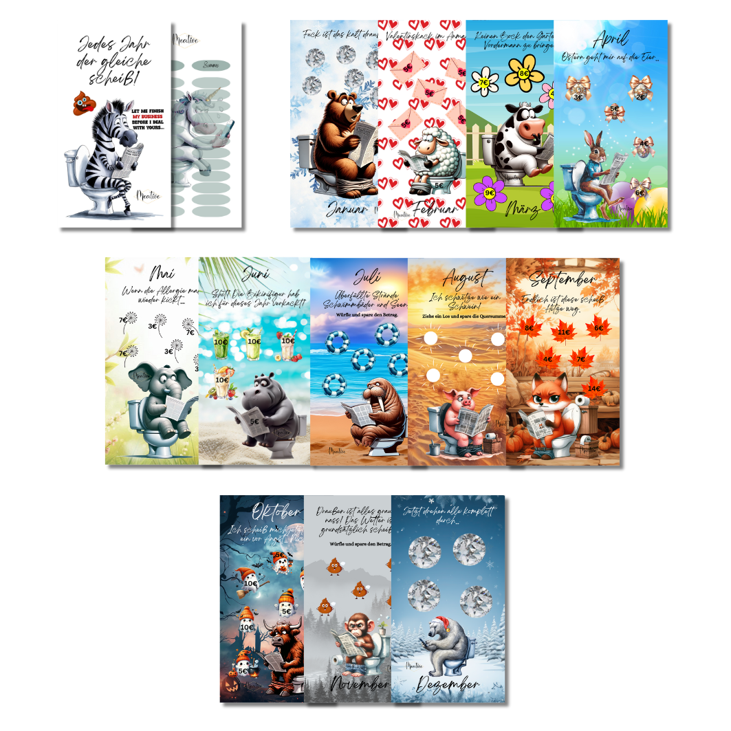 Jahres-Sparchallenge Jedes Jahr der gleiche scheiß!