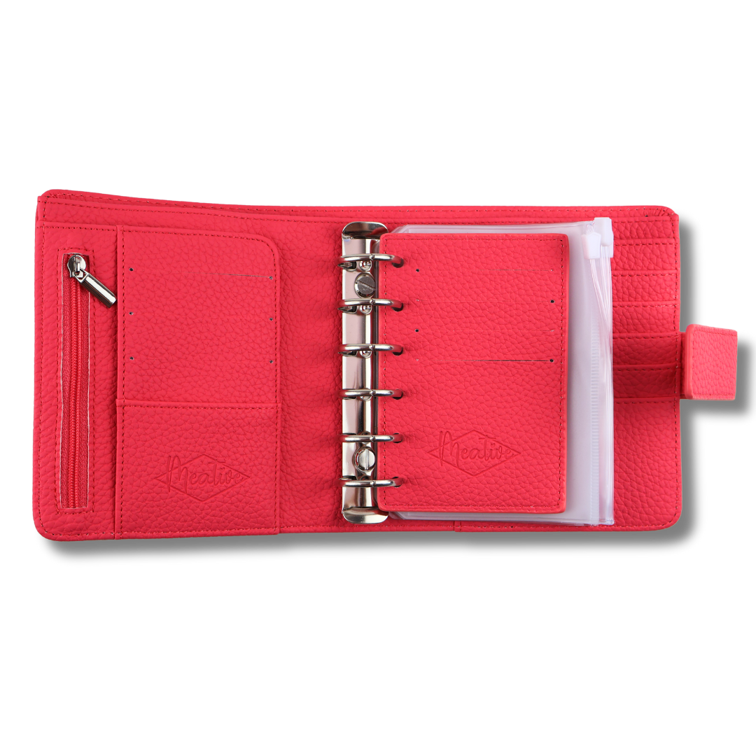 Meative Deluxe Binder | glatte und grobe Struktur | DIN A7