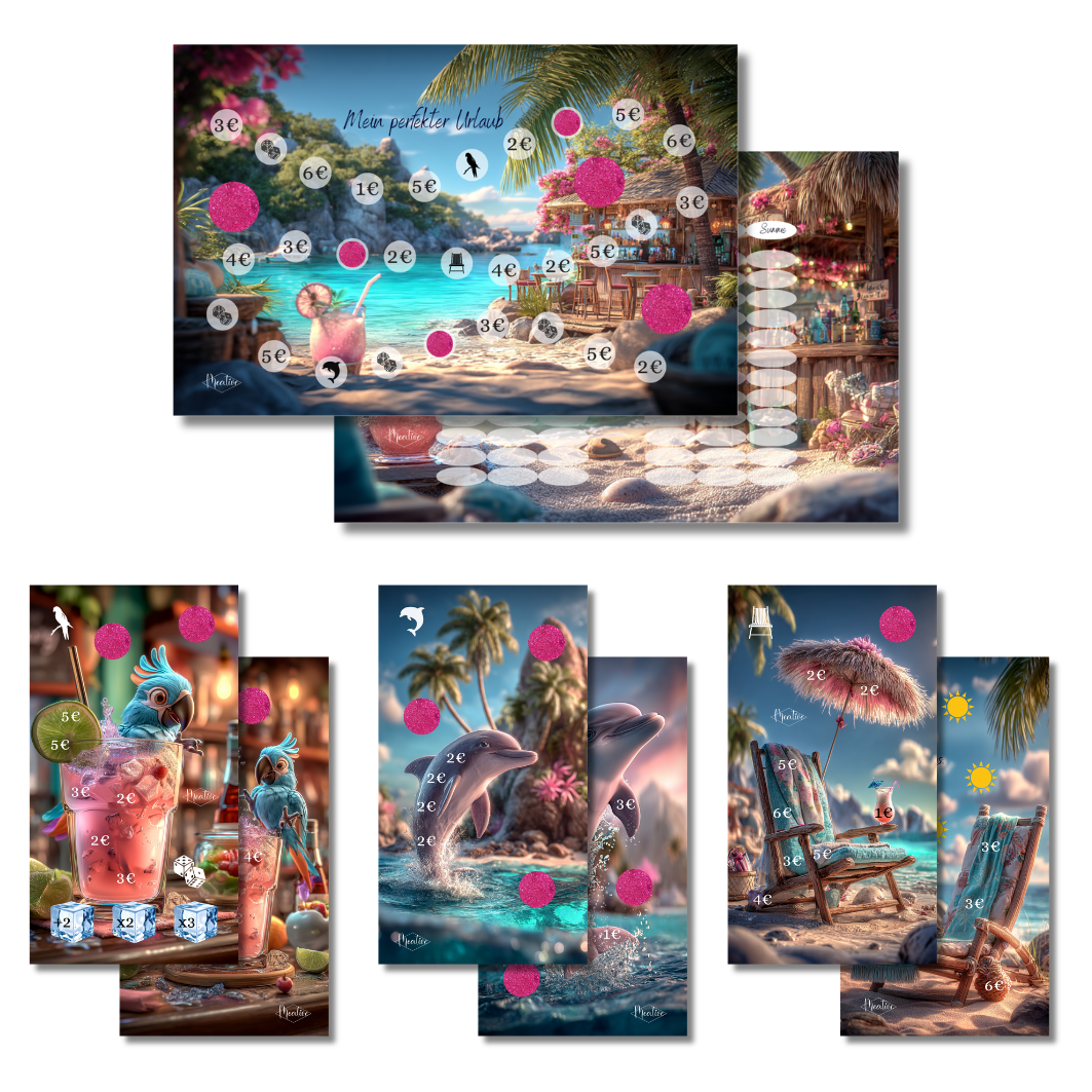 Mein perfekter Urlaub - Sparweg zum abheften + 3 Challenges