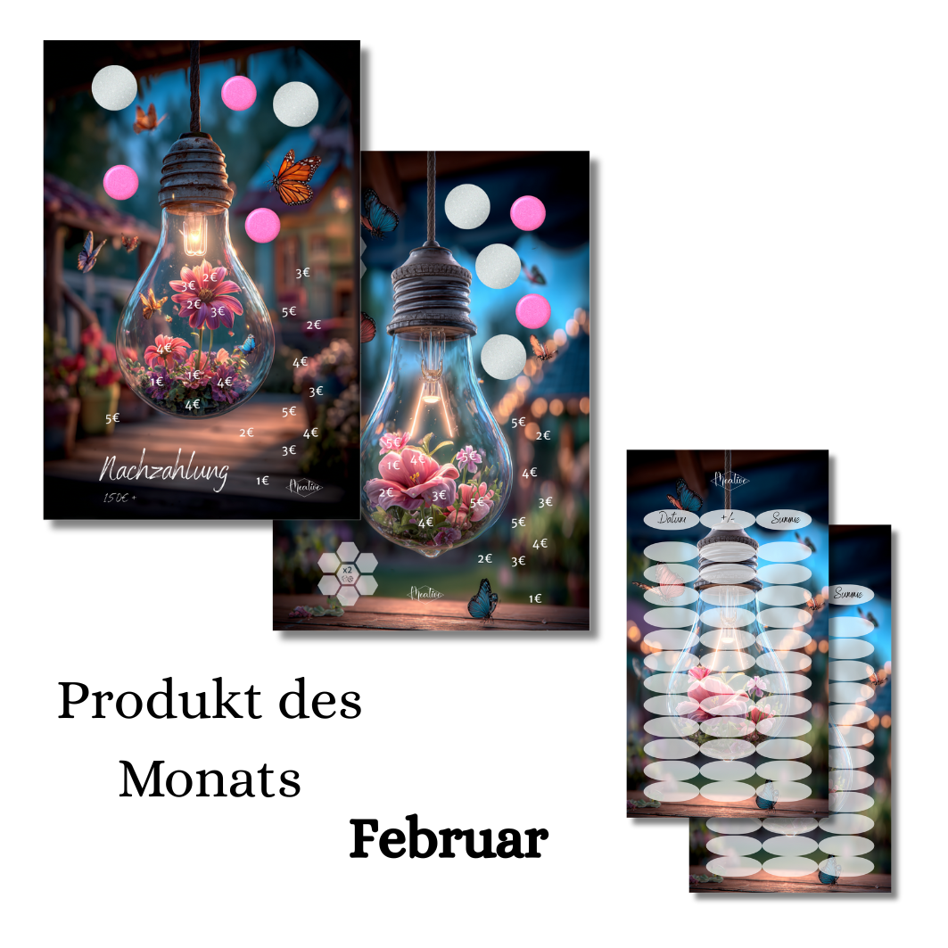 Nachzahlung - Produkt des Monats Februar