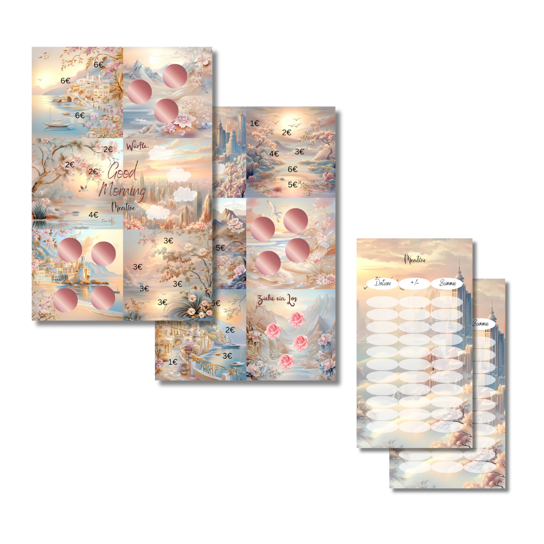 Mini Jahres-Sparchallenge Good Morning