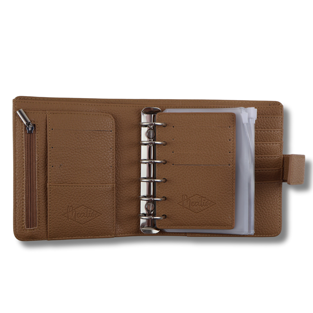 Meative Deluxe Binder | glatte und grobe Struktur | DIN A7