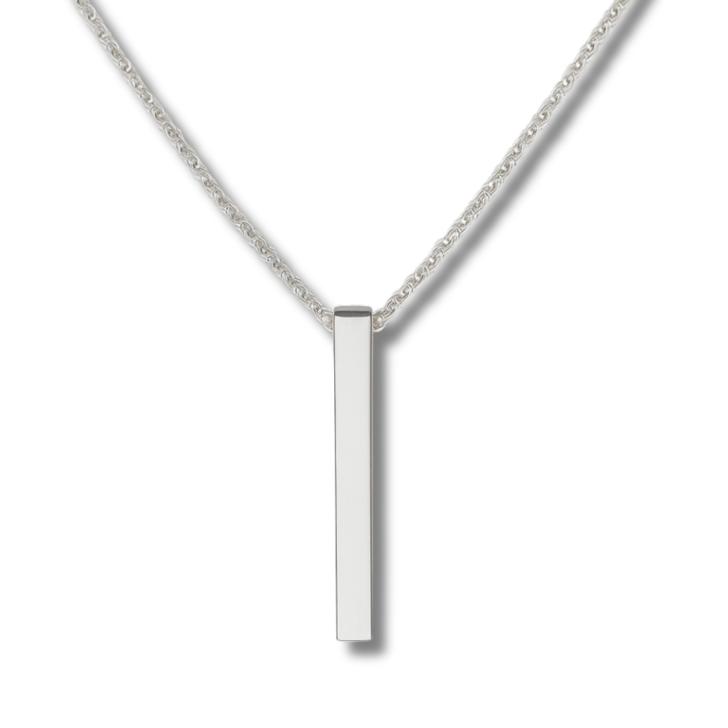 Personalisierte 3D-Halskette – Dein individuelles Statement in Gold, Schwarz oder Silber