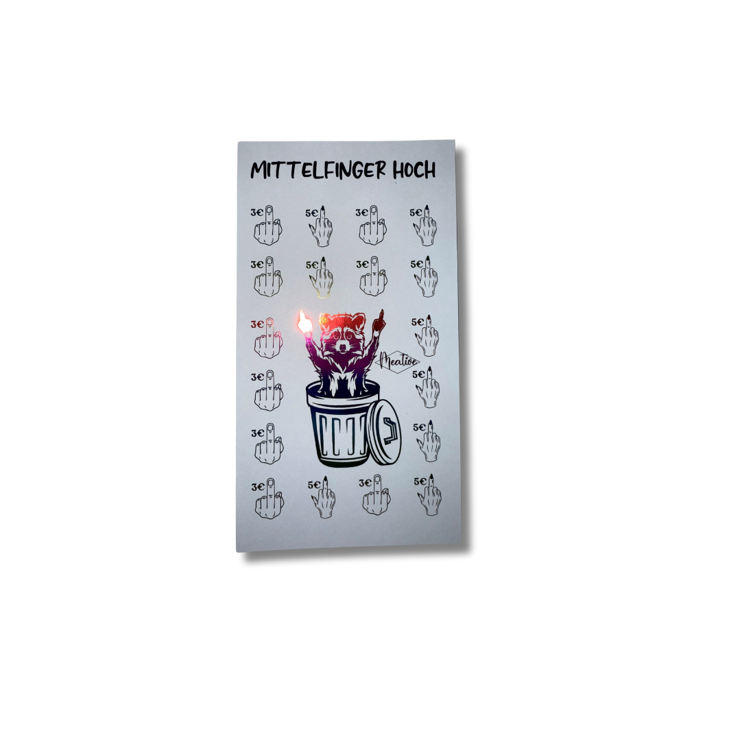 Mittelfinger Hoch