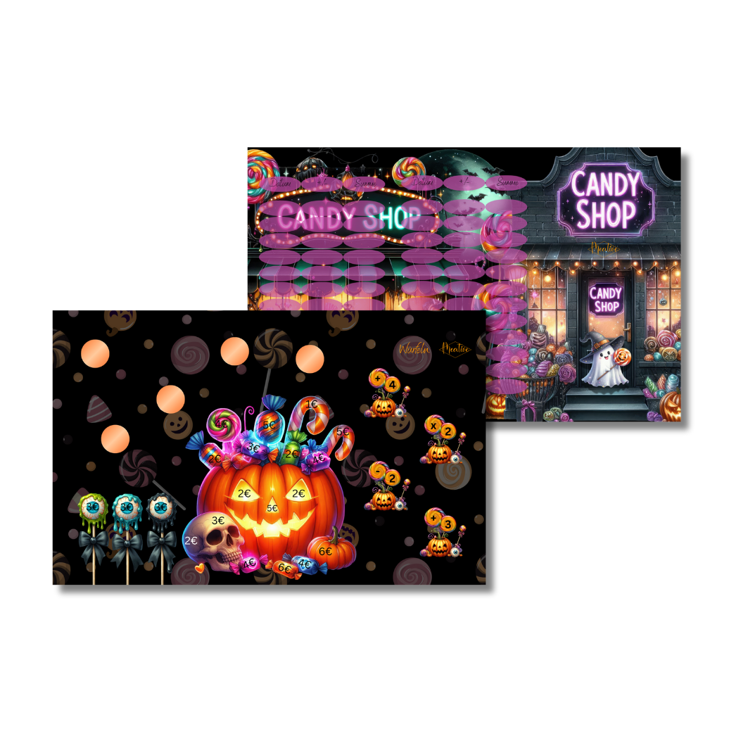 Candy Shop 6-Seitige Klappkarte