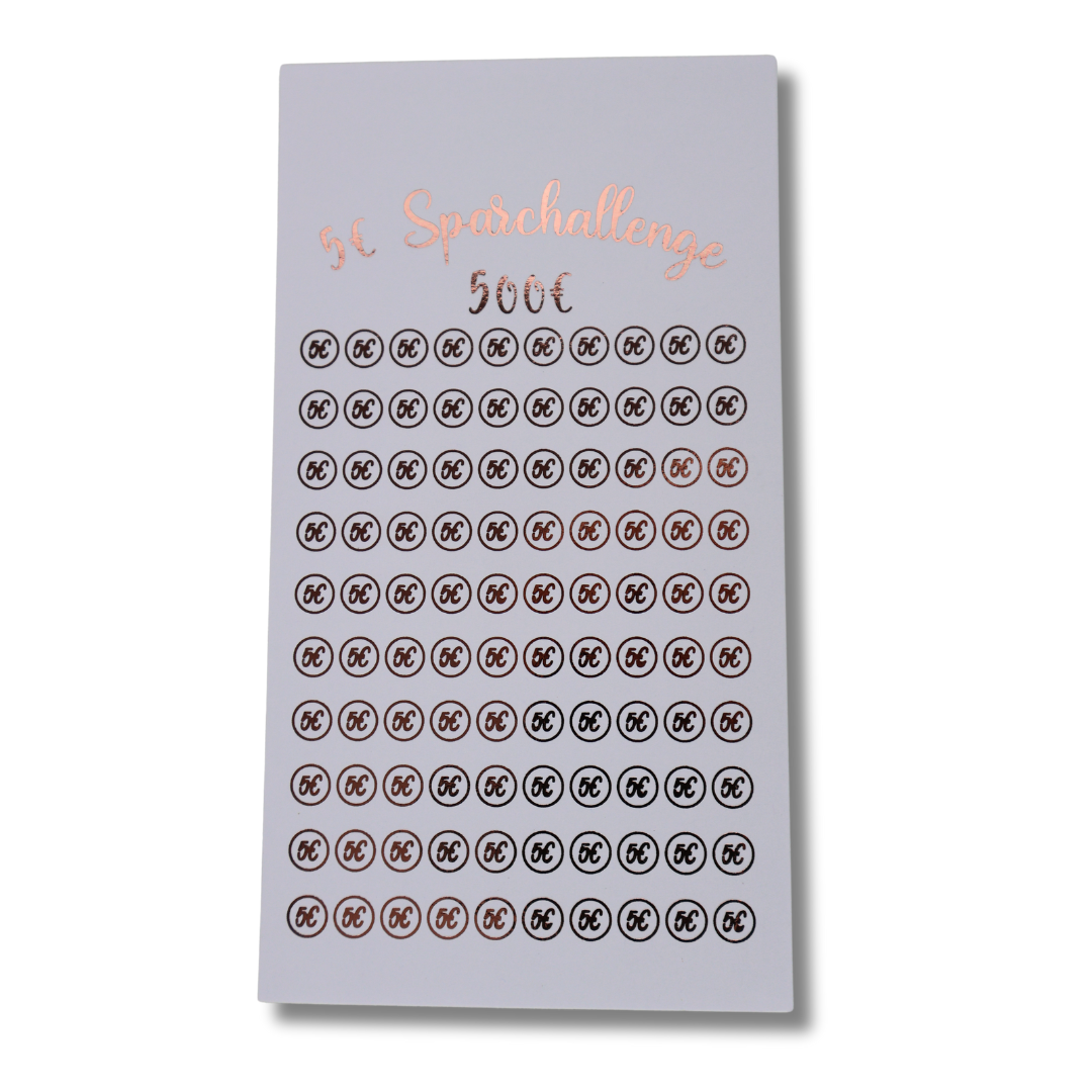 5€ Scheine Sparchallenge