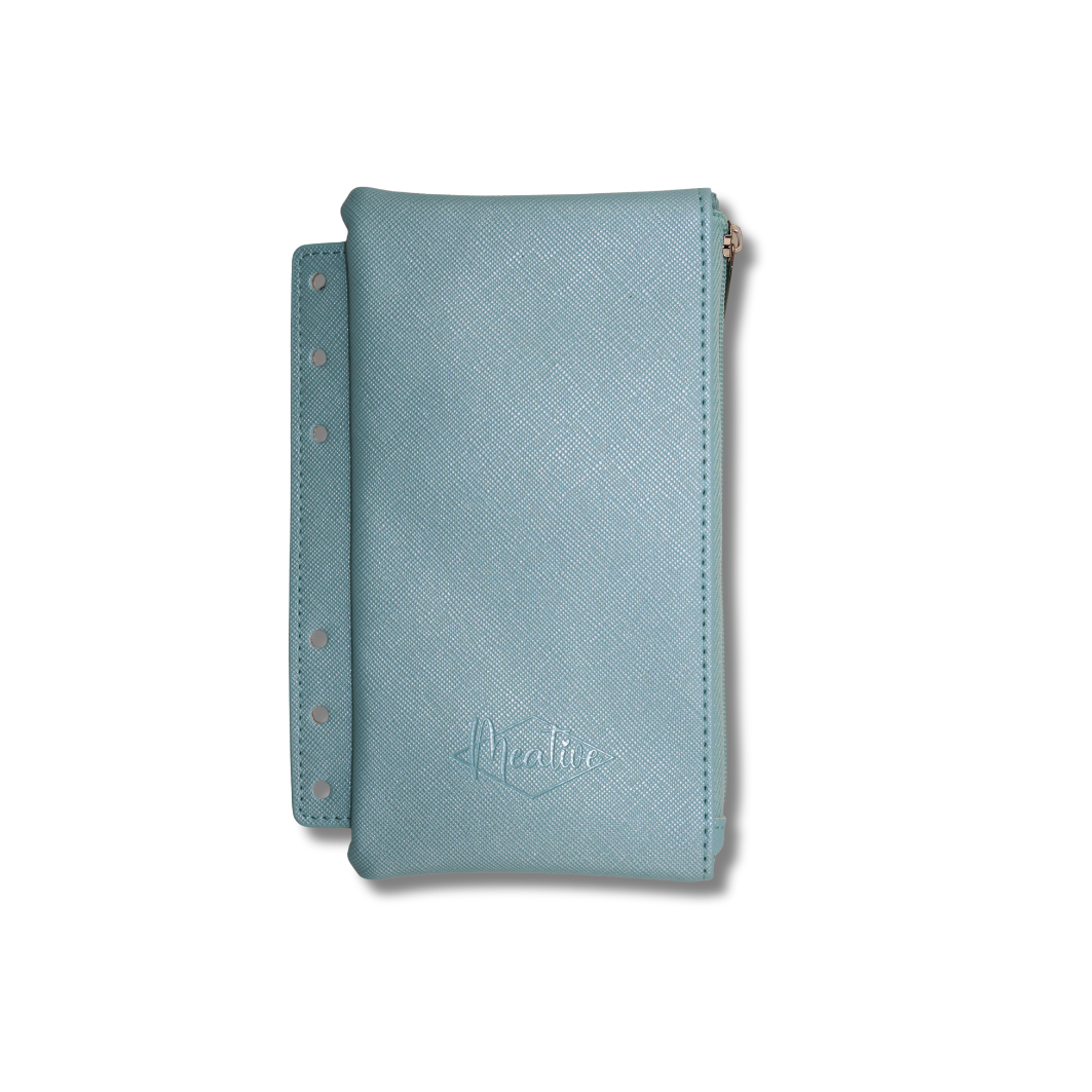 Bindertaschen A6 Deluxe glatte Struktur