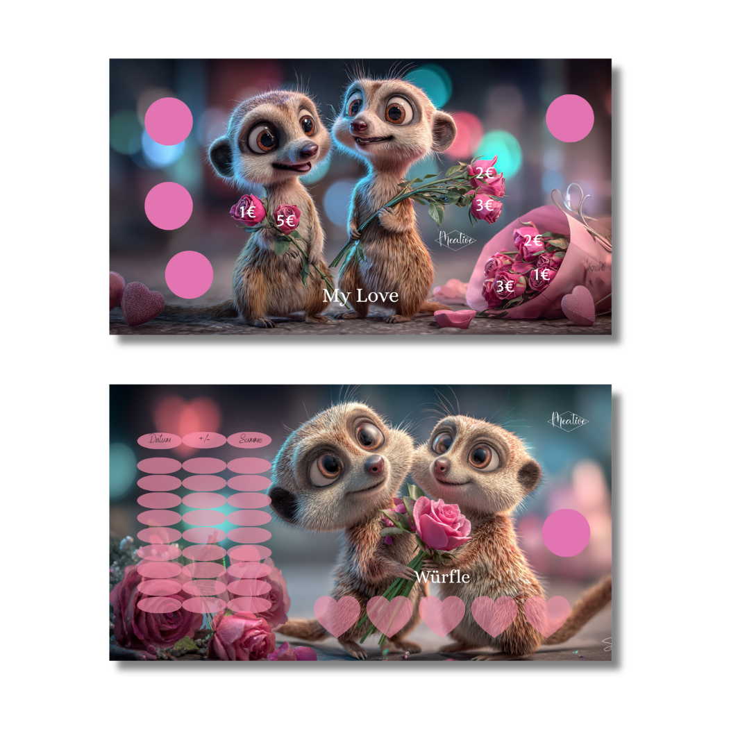 My Love - Rubbeln, Würfeln und abstreichen