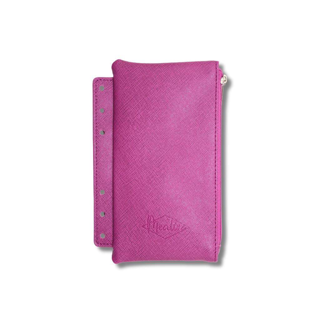 Bindertaschen A6 Deluxe glatte Struktur