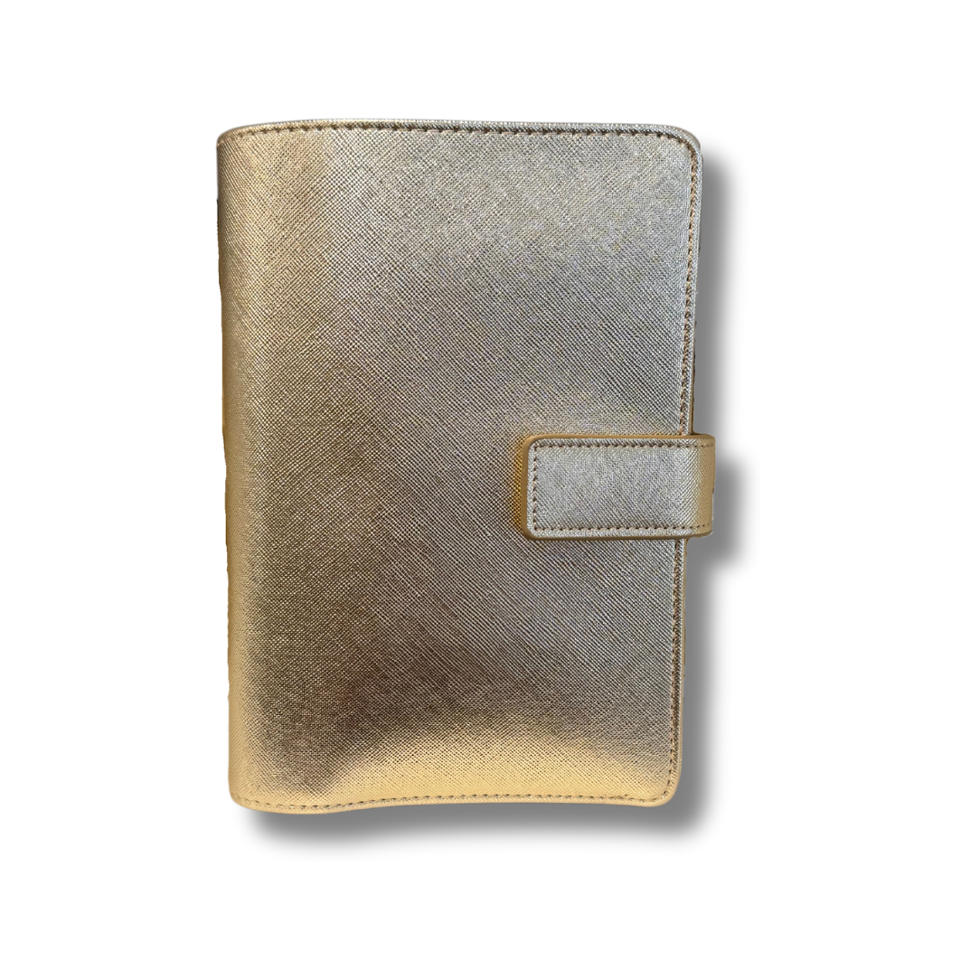 Meative Deluxe Binder | Metallic glatte Struktur | DIN A6