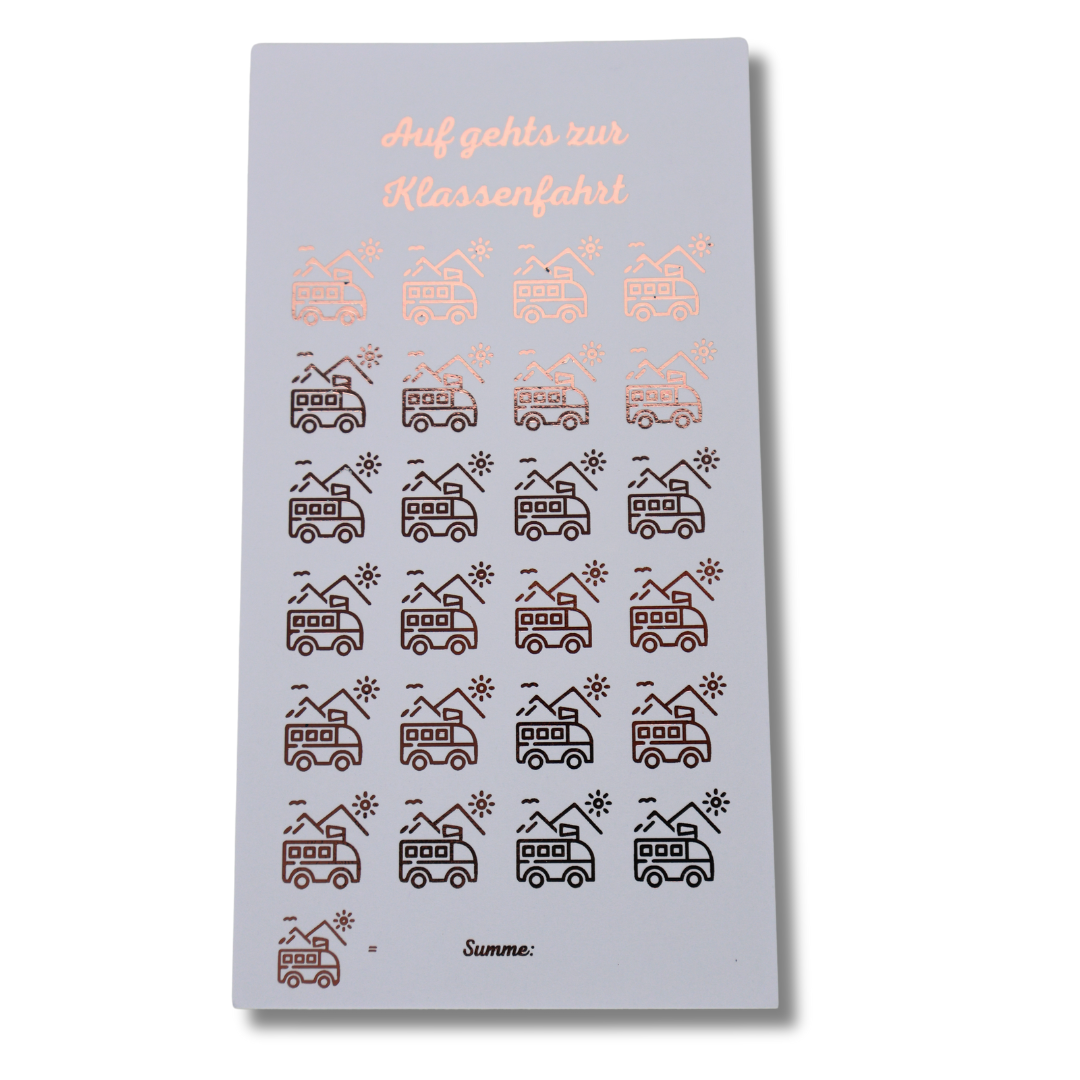 Klassenfahrt Sparchallenge