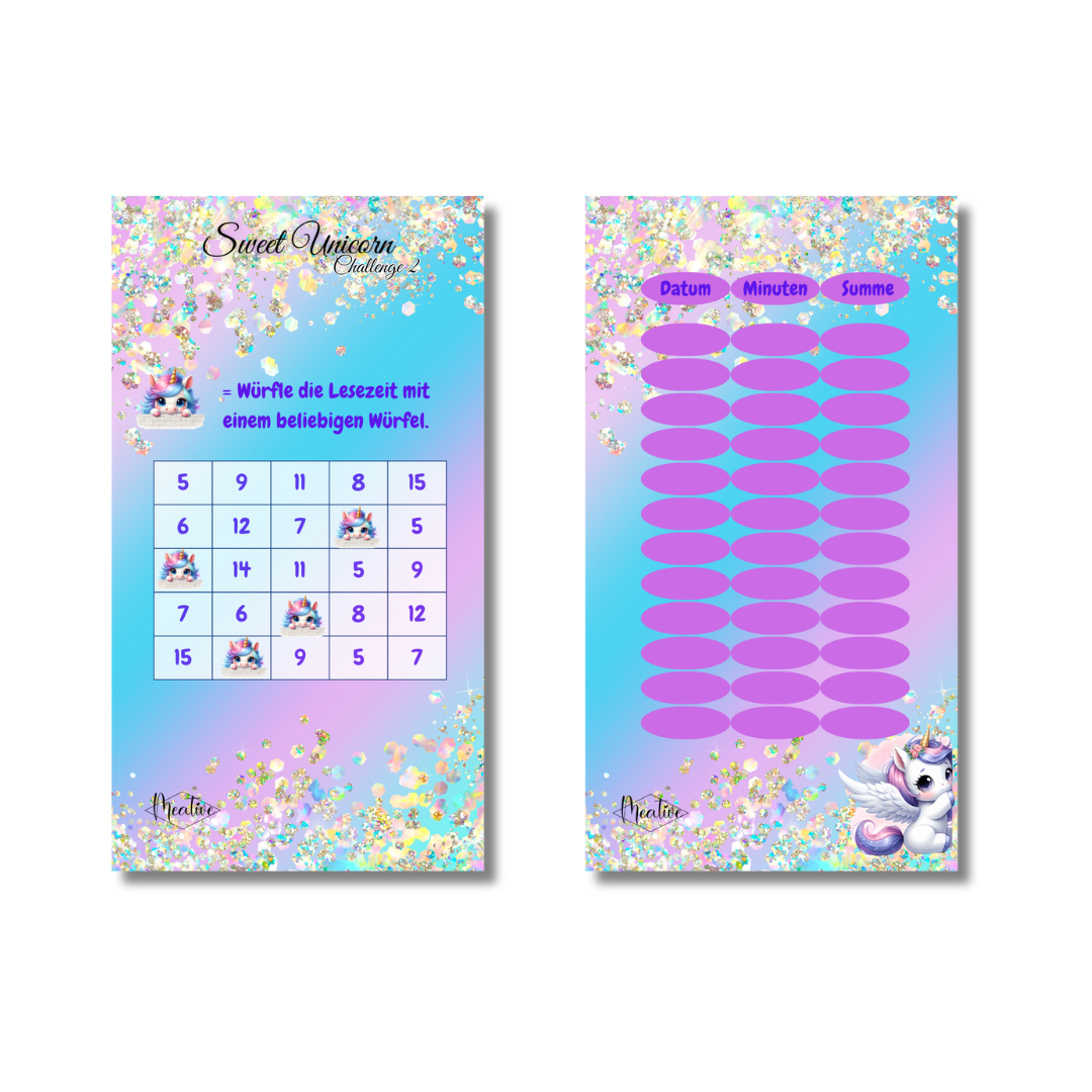 Meative Lesechallenge-Set Kids "Sweet Unicorn"