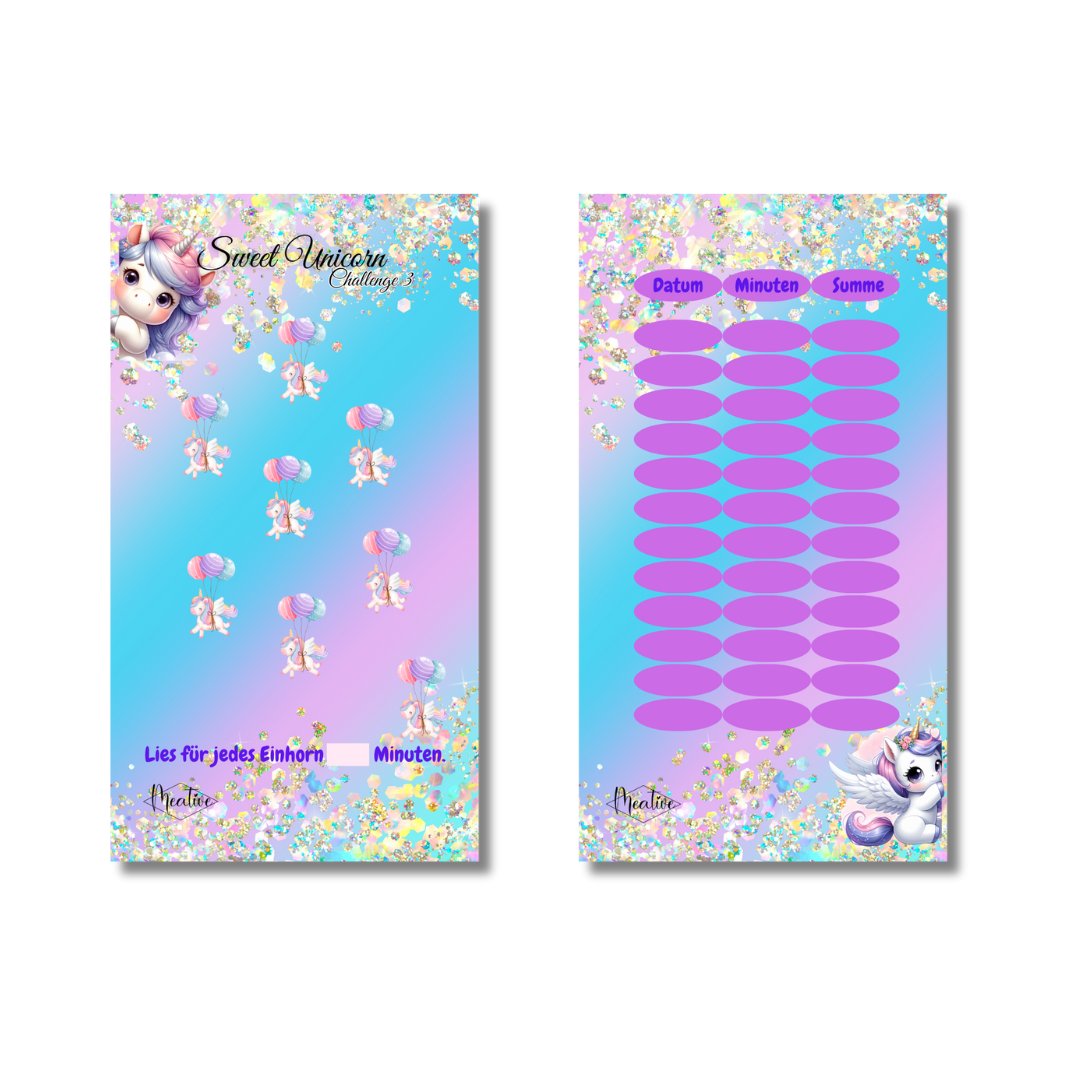 Meative Lesechallenge-Set Kids "Sweet Unicorn"