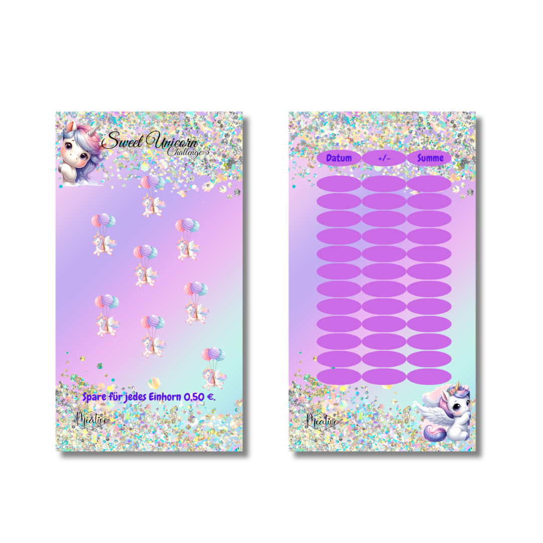 Meative Sparchallenge-Set Kids "Sweet Unicorn"