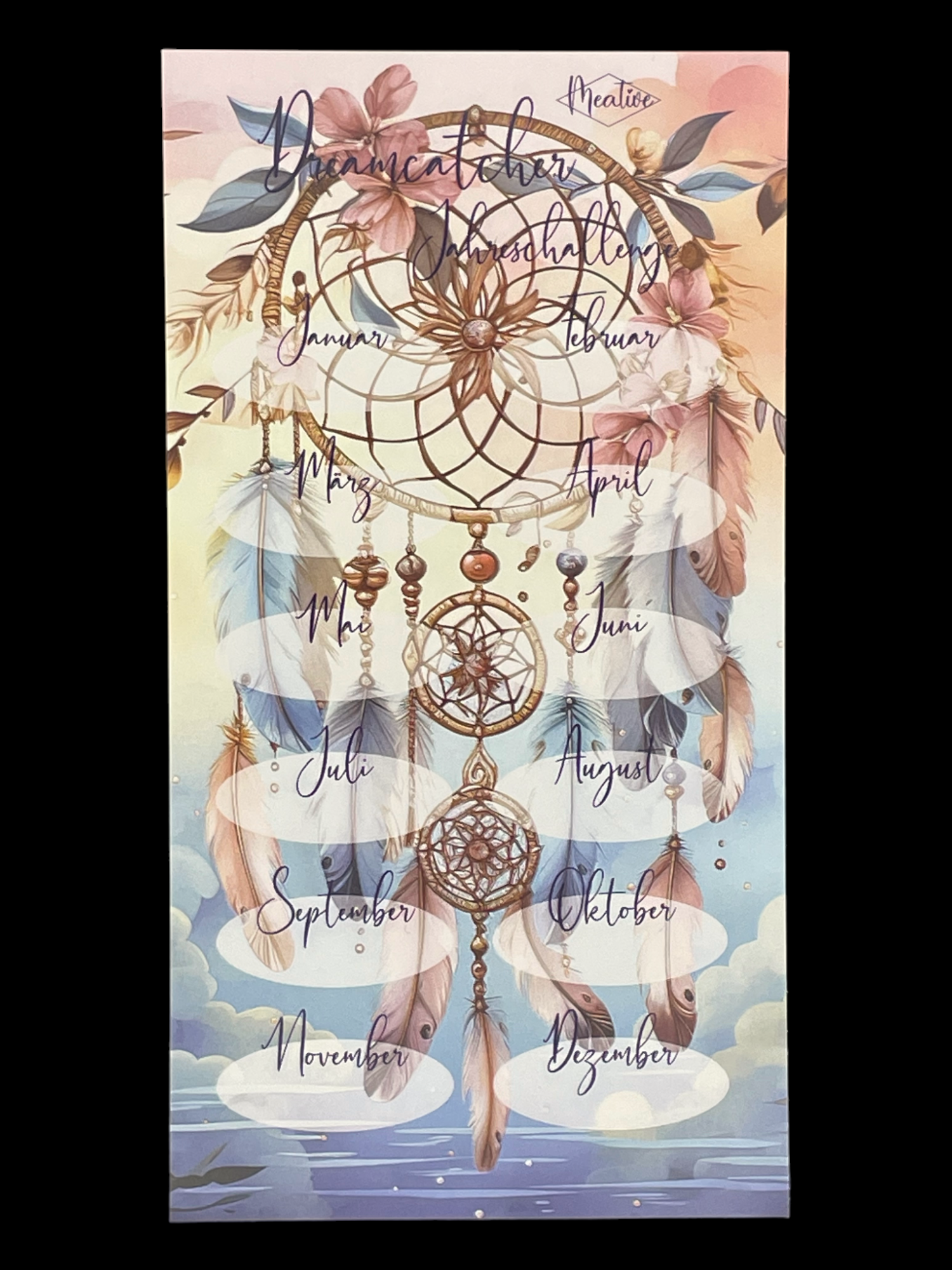 Jahres-Sparchallenge Dreamcatcher (Traumfänger)