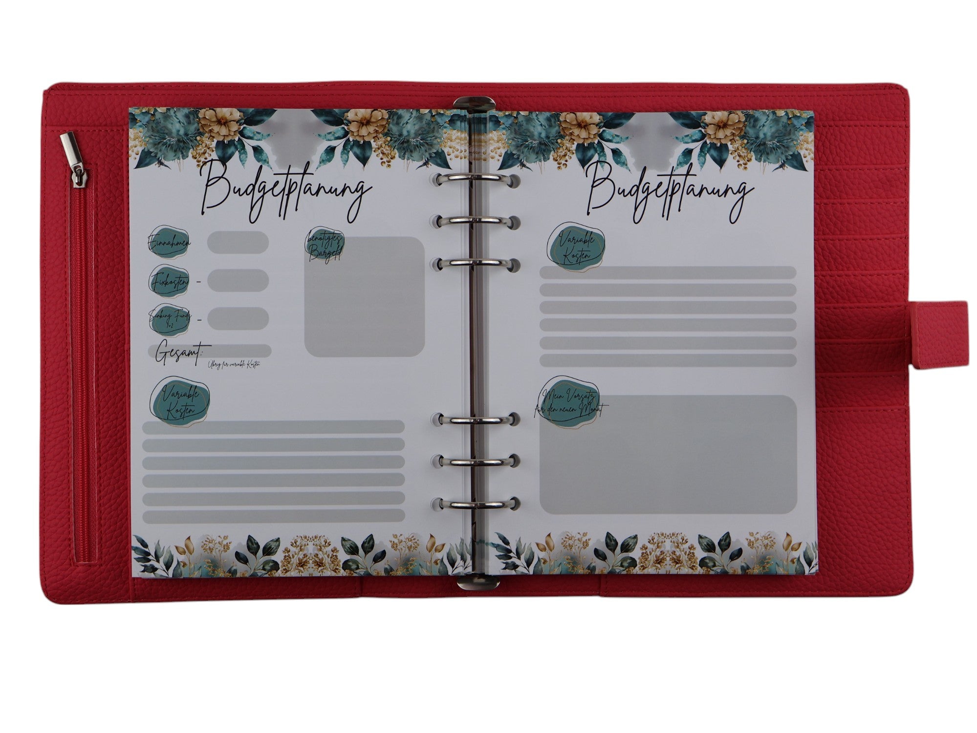 Meative Deluxe Binder inkl. Budgetplaner | grobe Struktur | DIN A5