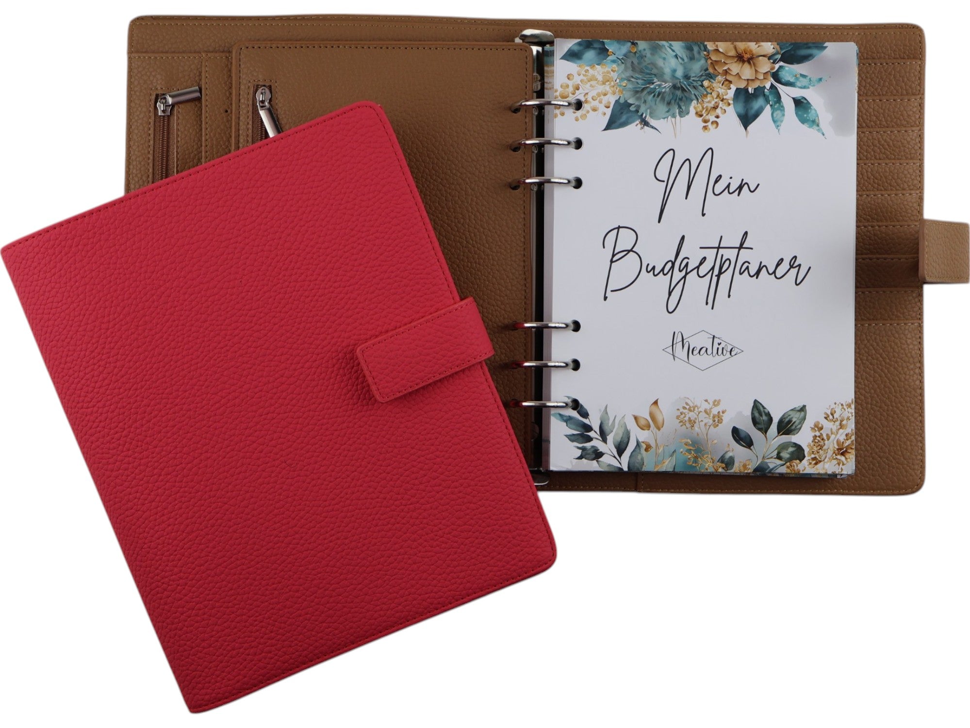 Meative Deluxe Binder inkl. Budgetplaner | grobe Struktur | DIN A5