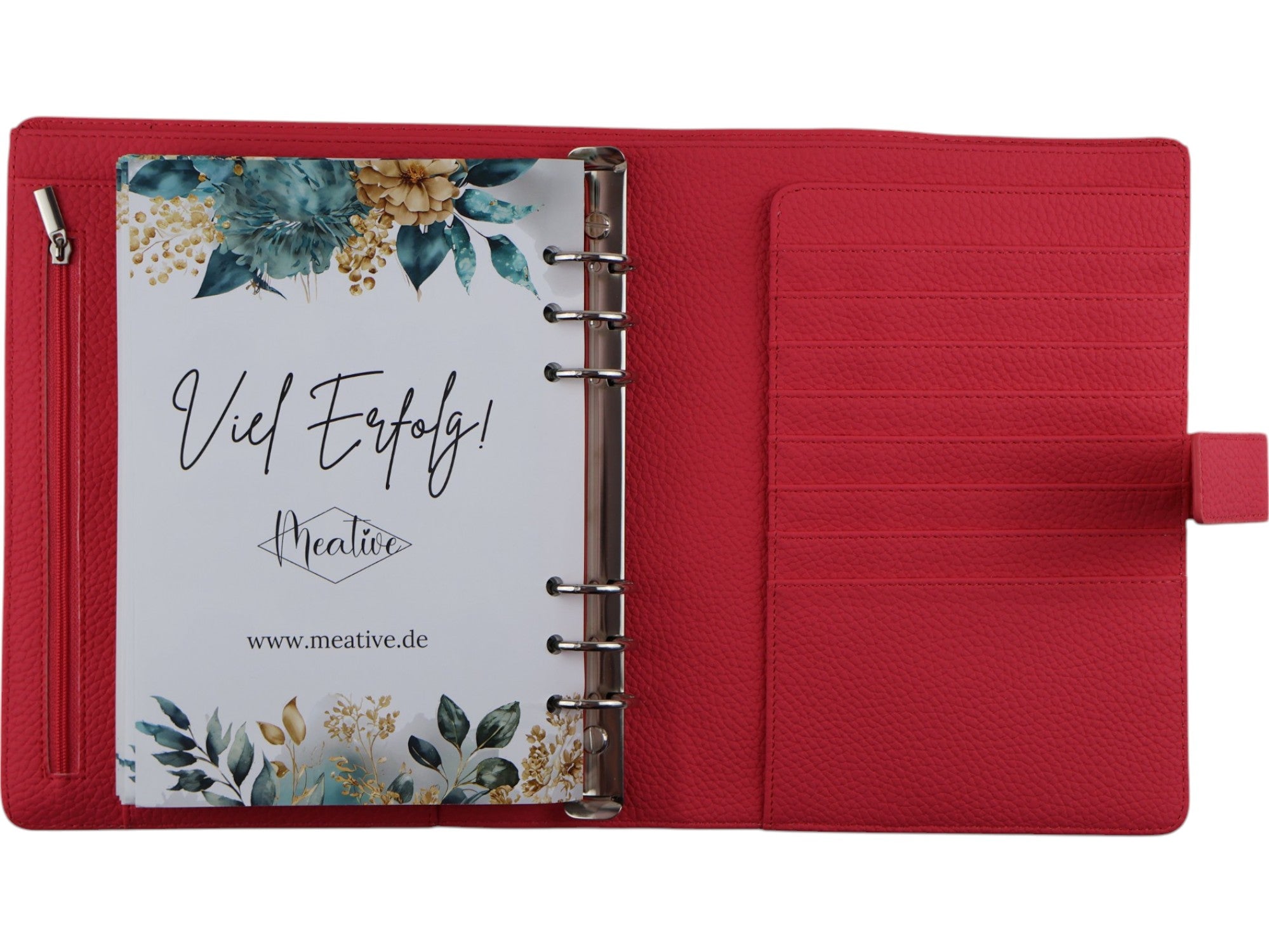 Meative Deluxe Binder inkl. Budgetplaner | grobe Struktur | DIN A5