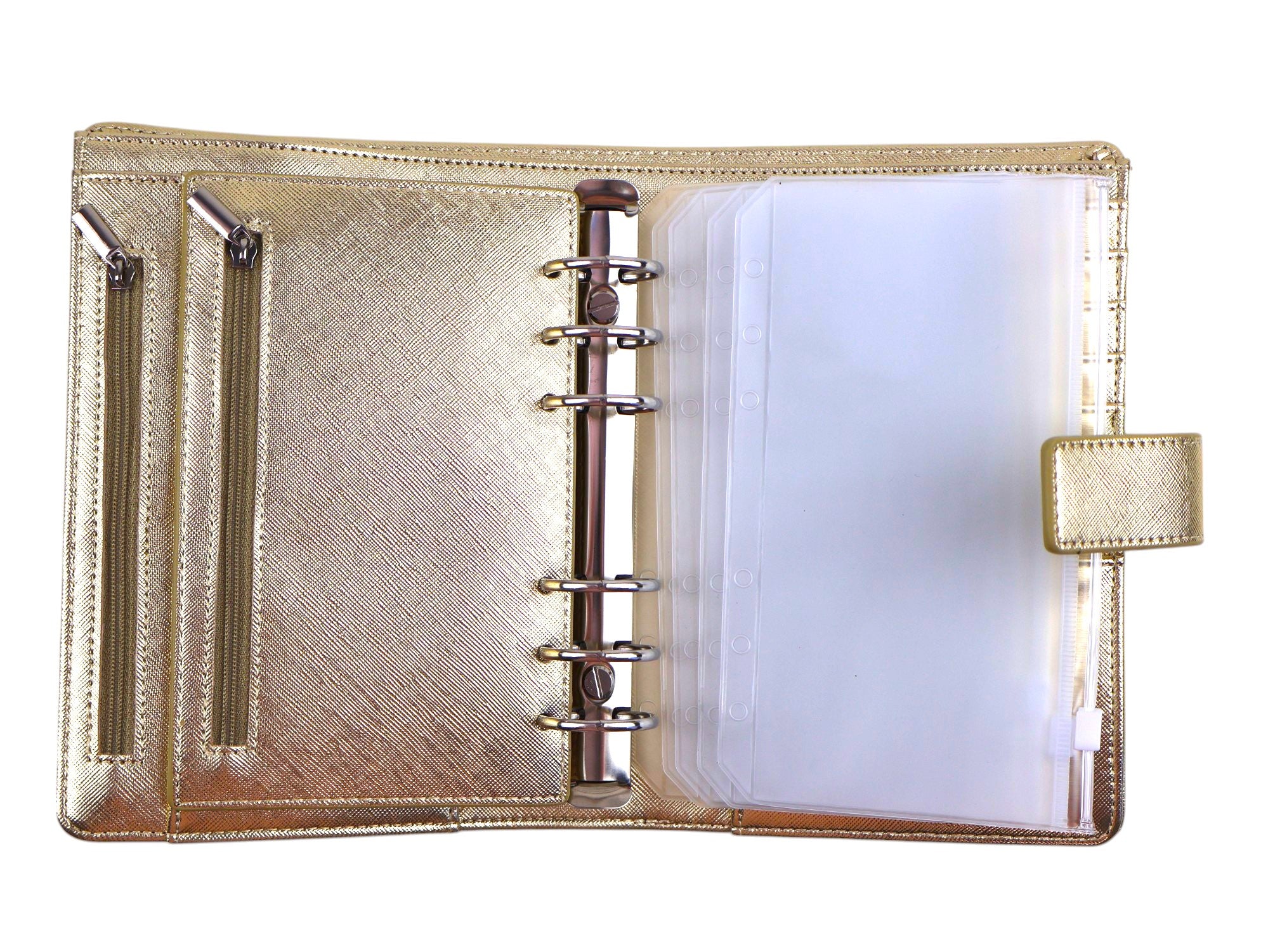 Meative Deluxe Binder | Metallic glatte Struktur | DIN A6