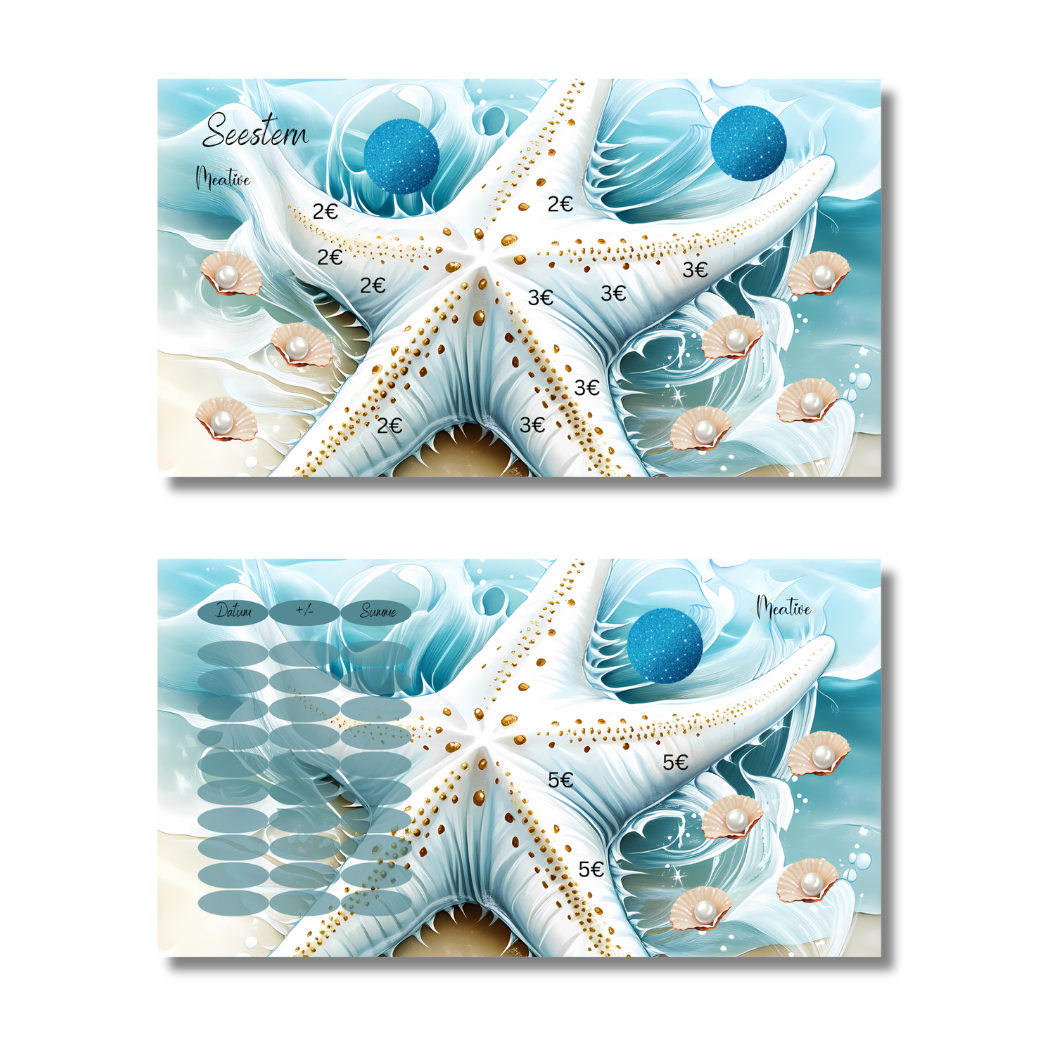 Seestern Rubbelchallenge