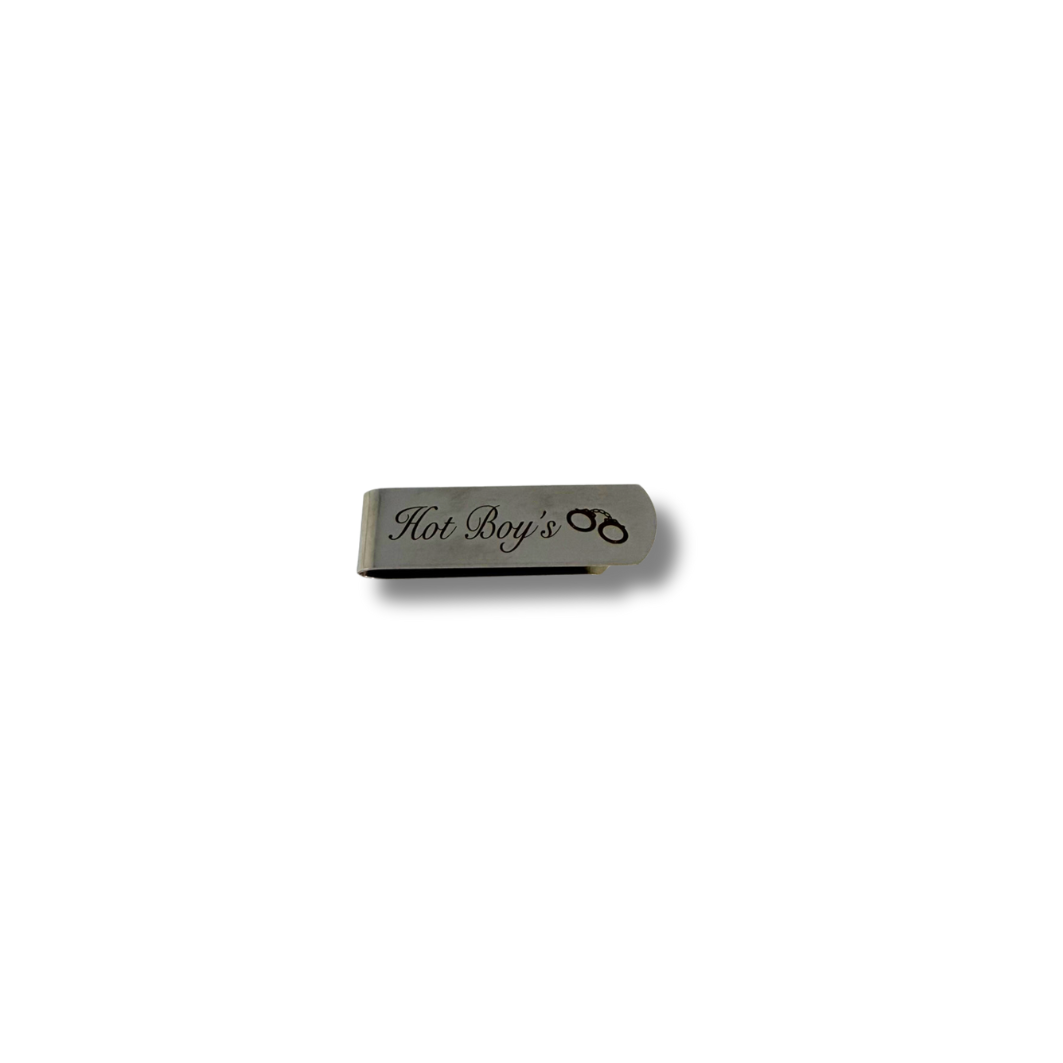 Binderclip personalisiert beschriftet