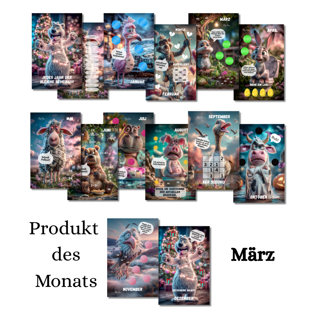 Jedes Jahr der gleiche Scheiß!!! - Produkt des Monats März