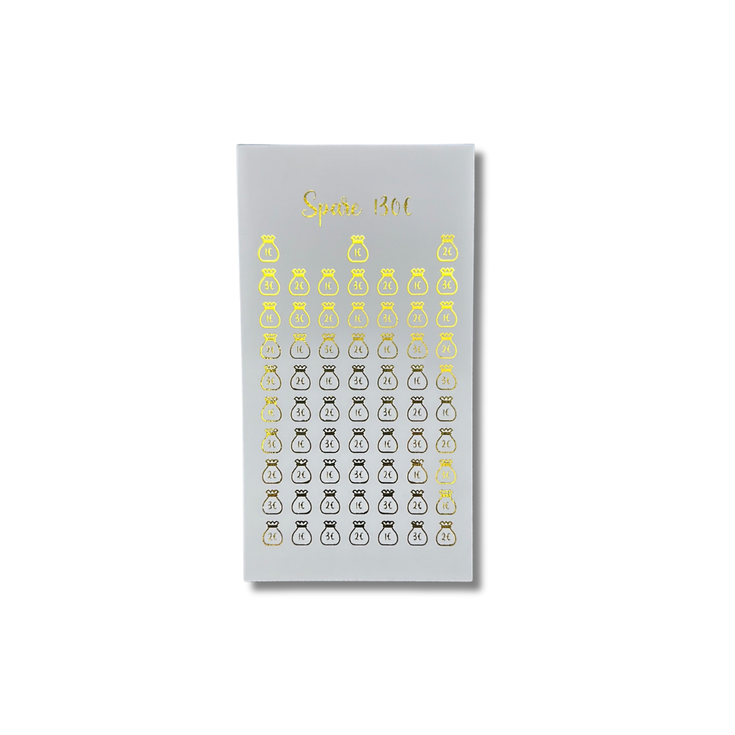 130€ Kleingeld Sparchallenge