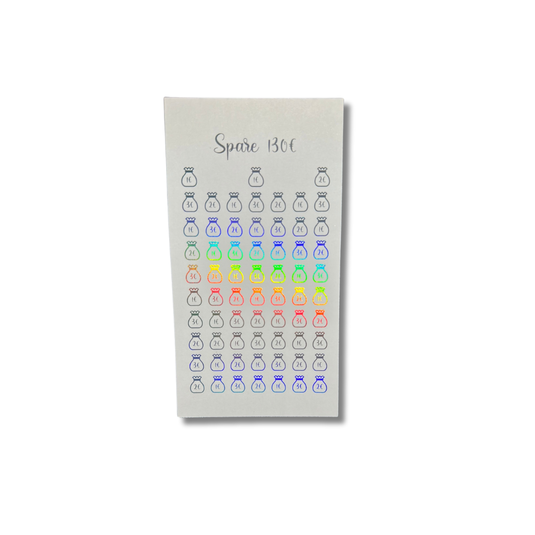 130€ Kleingeld Sparchallenge