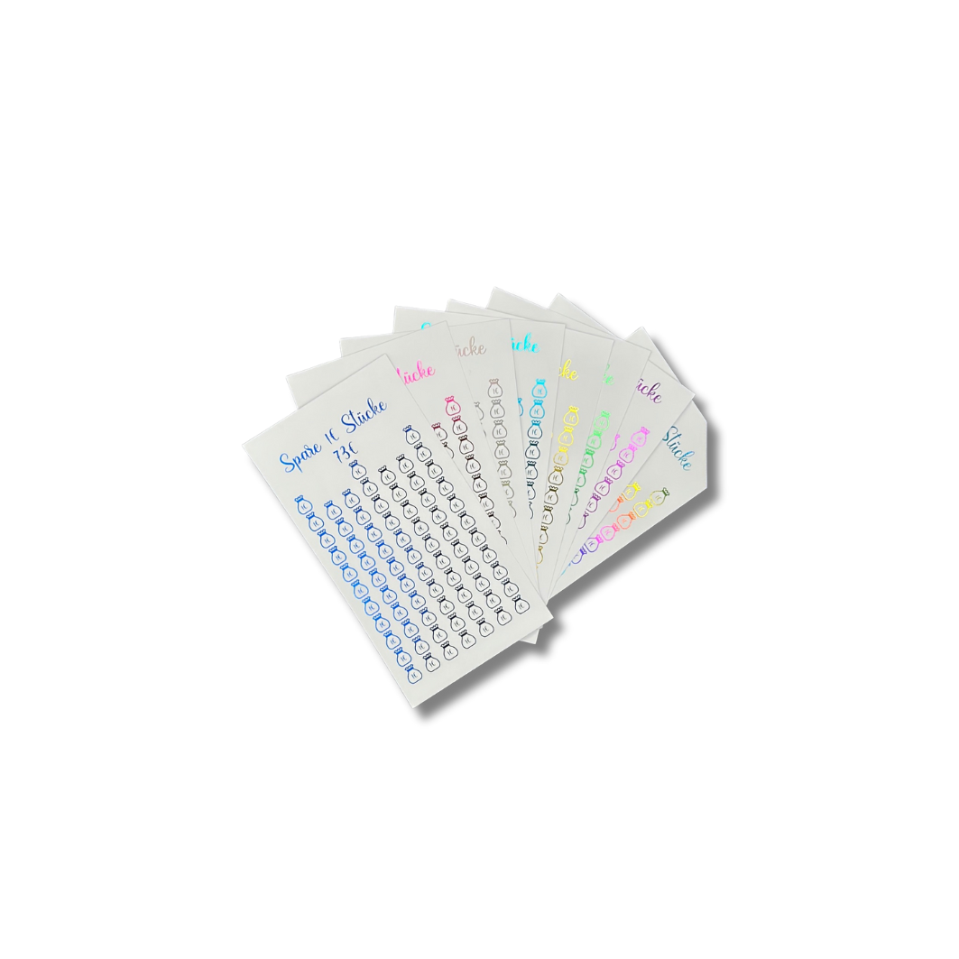 1€ Kleingeld Sparchallenge