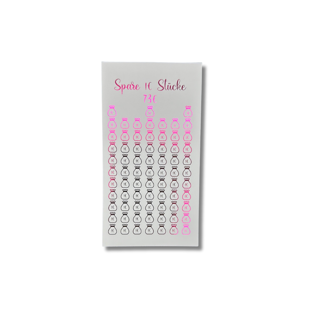 1€ Kleingeld Sparchallenge