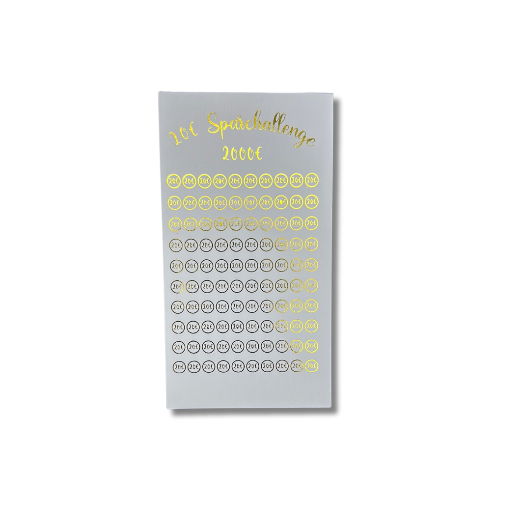 20€ Scheine Sparchallenge