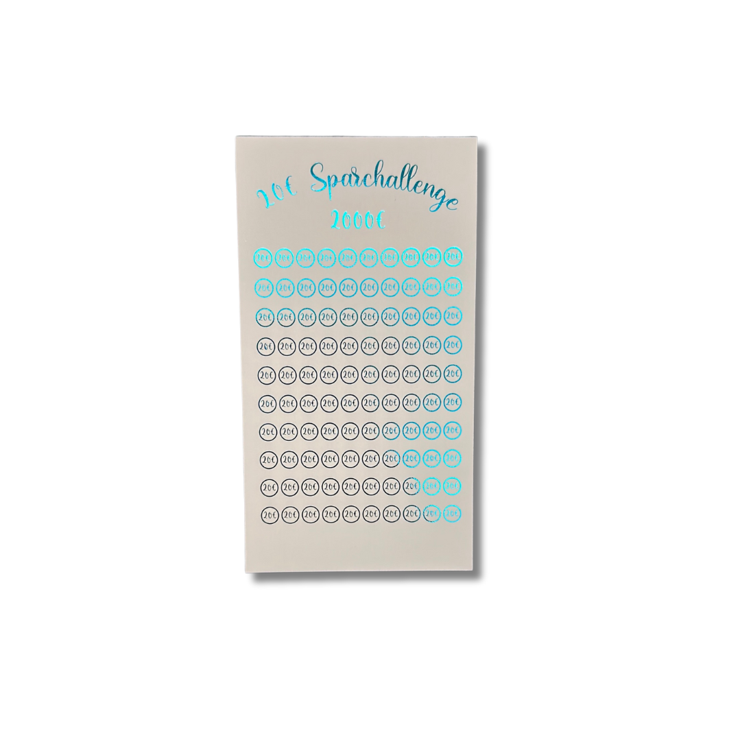 20€ Scheine Sparchallenge