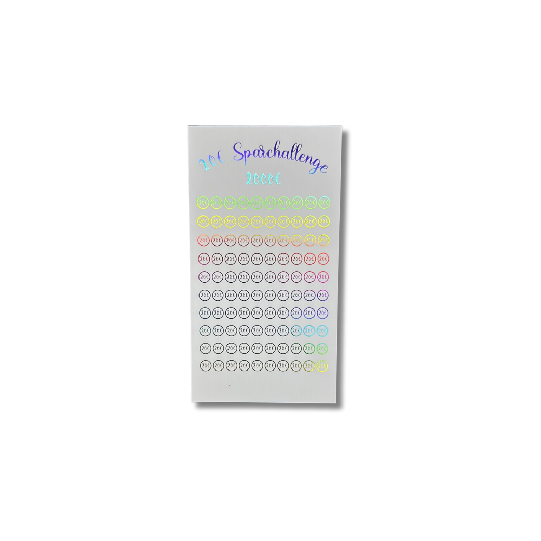 20€ Scheine Sparchallenge