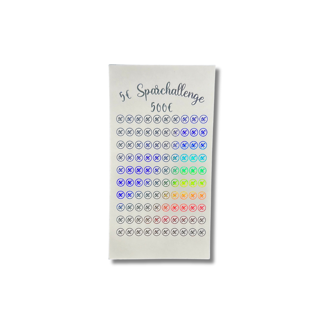 5€ Scheine Sparchallenge