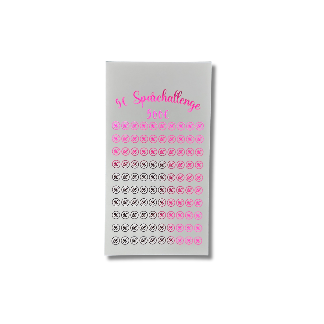 5€ Scheine Sparchallenge