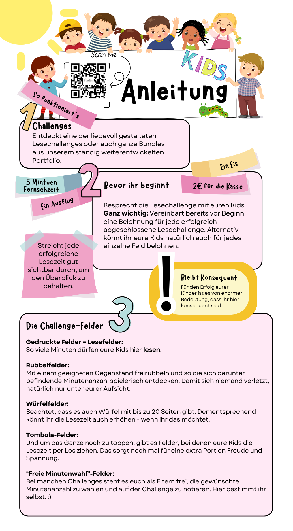 Meative Lesechallenge-Set Kids "Kleiner Lesedrache"