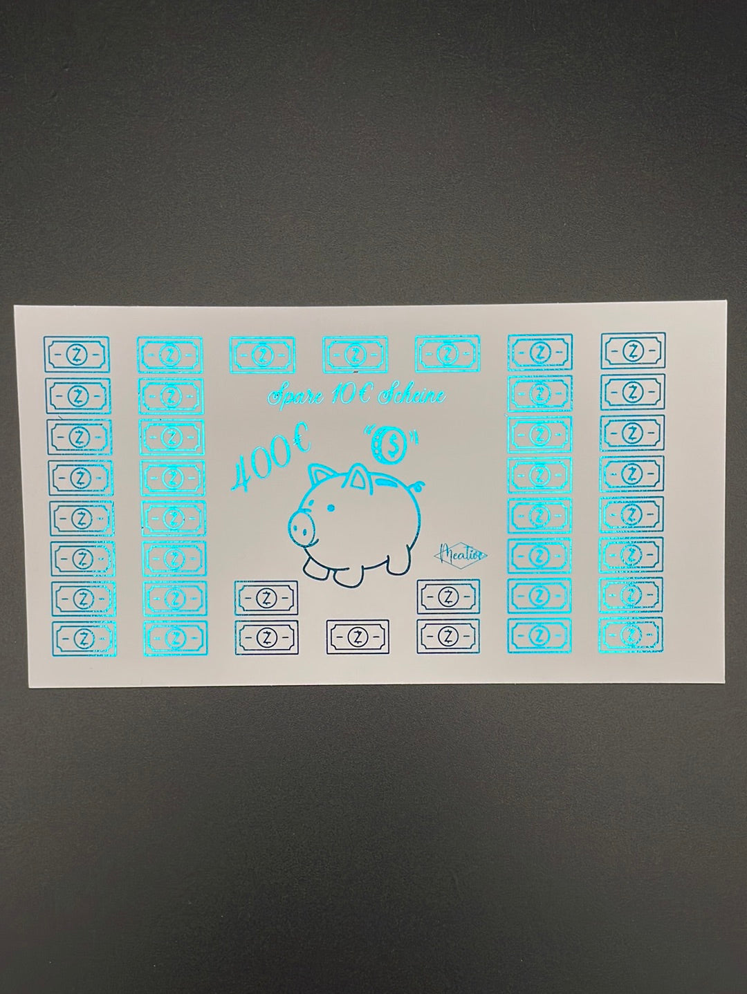 Mini 10€ Scheine Sparchallenge