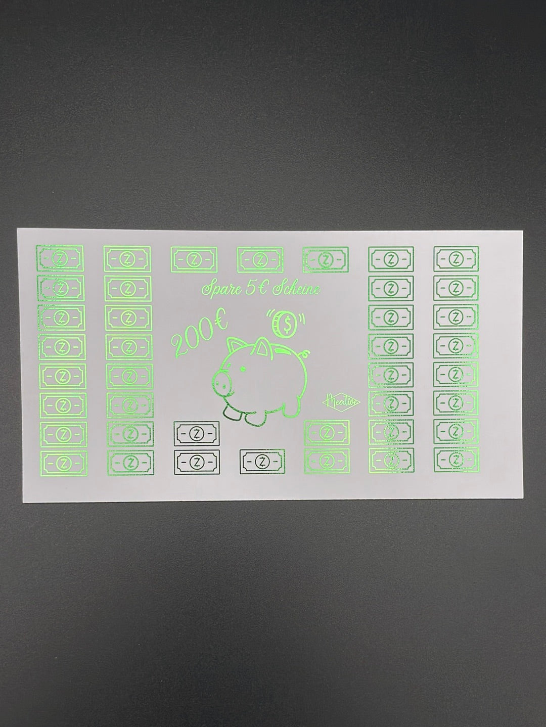 Mini 5€ Scheine Sparchallenge