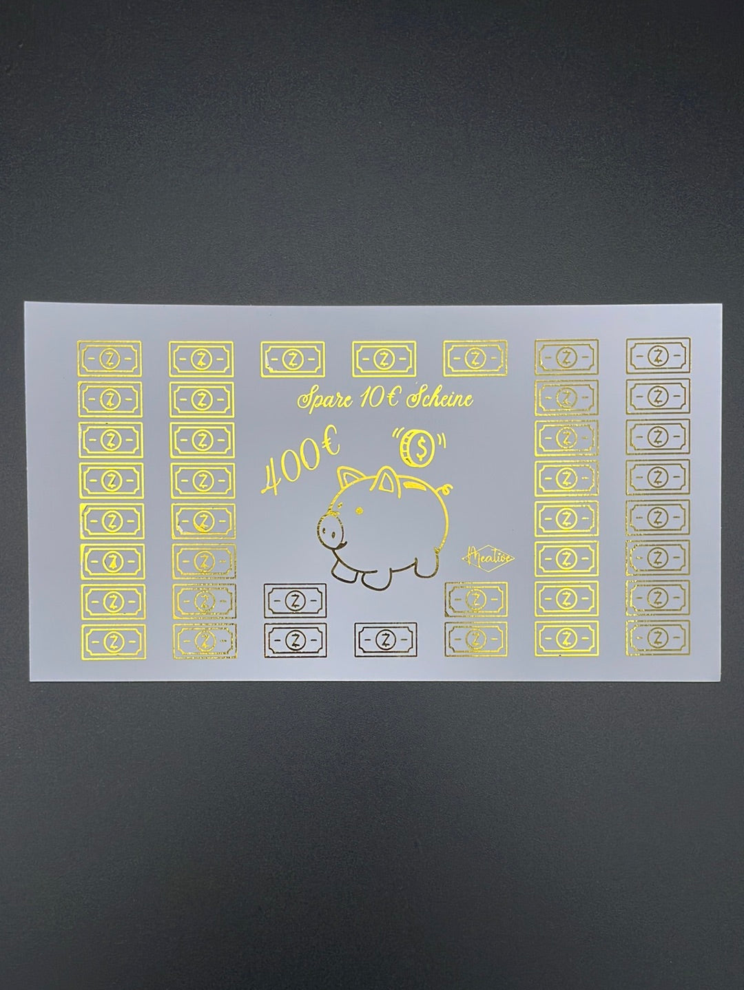 Mini 10€ Scheine Sparchallenge