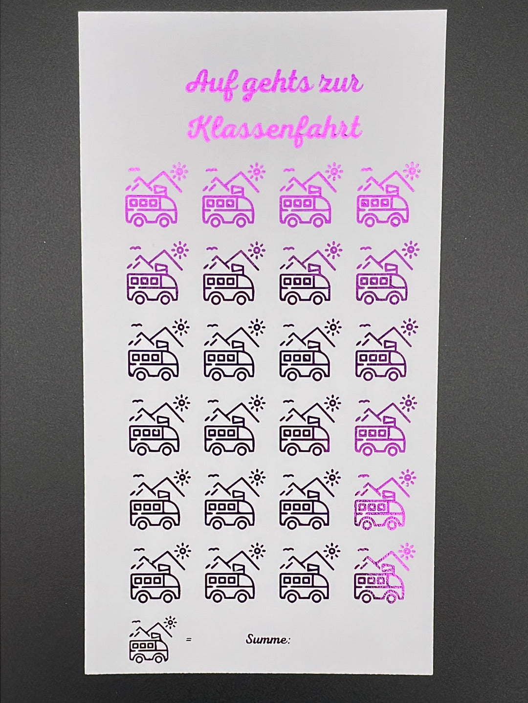 Klassenfahrt Sparchallenge