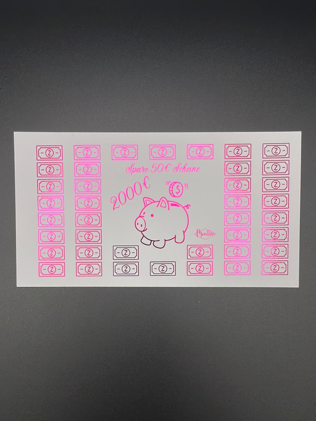 Mini 50€ Scheine Sparchallenge