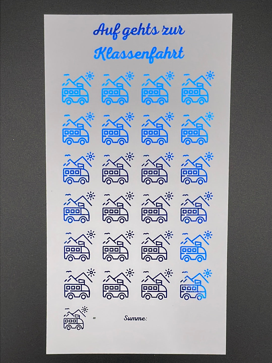 Klassenfahrt Sparchallenge