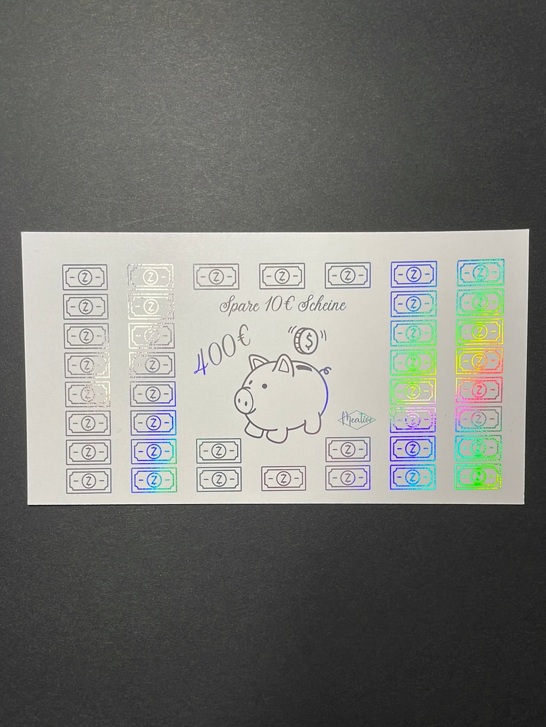 Mini 10€ Scheine Sparchallenge