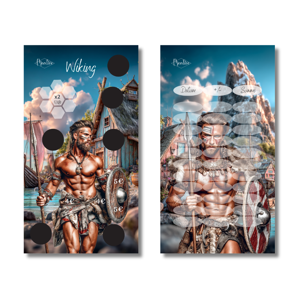 Wiking - Rubbeln, würfeln und abstreichen