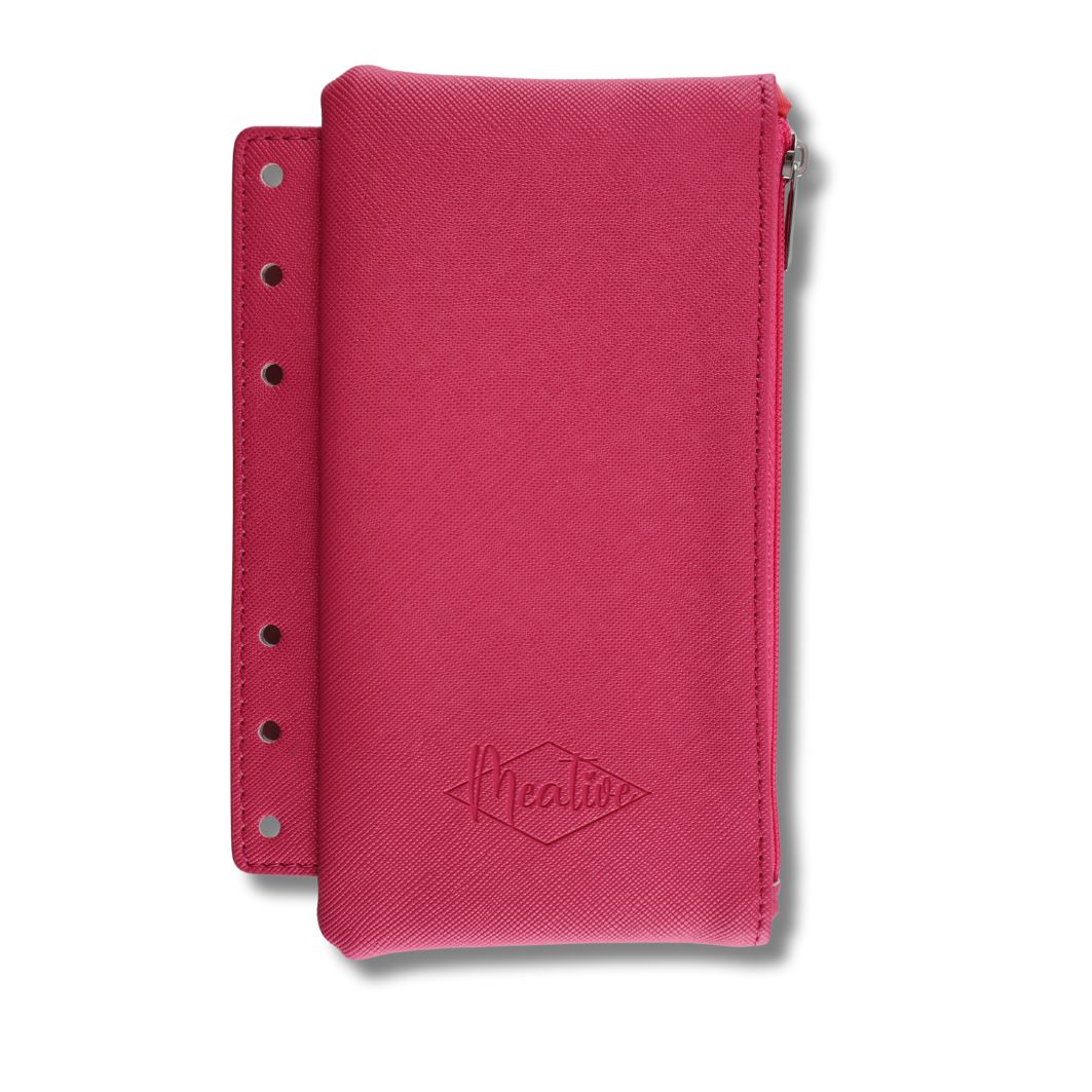 Bindertaschen A6 Deluxe glatte Struktur