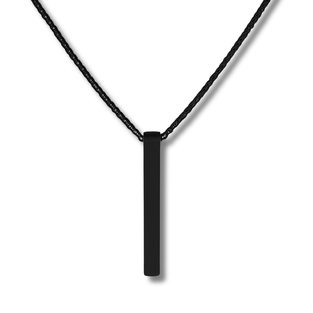 Personalisierte 3D-Halskette – Dein individuelles Statement in Gold, Schwarz oder Silber