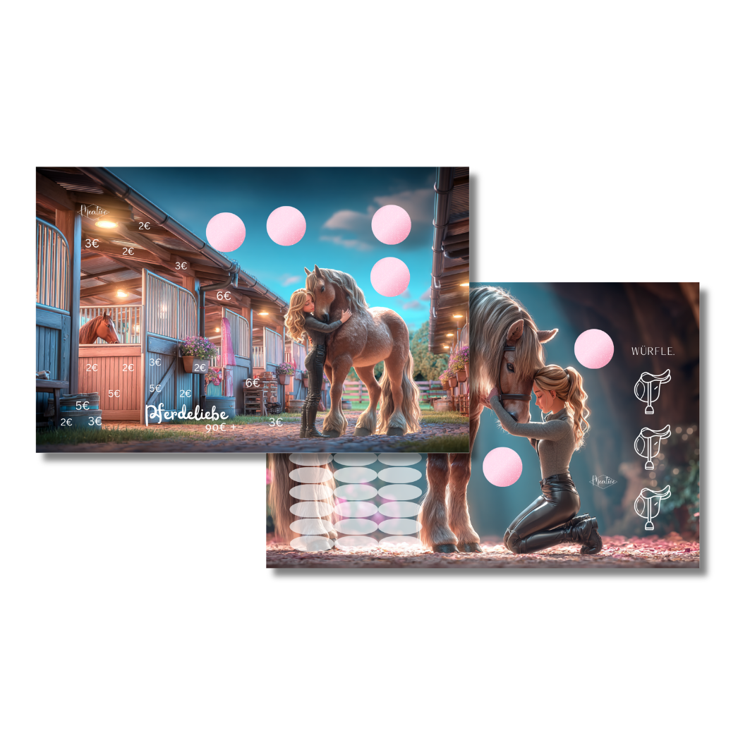 Pferdeliebe - Challenge zum abheften